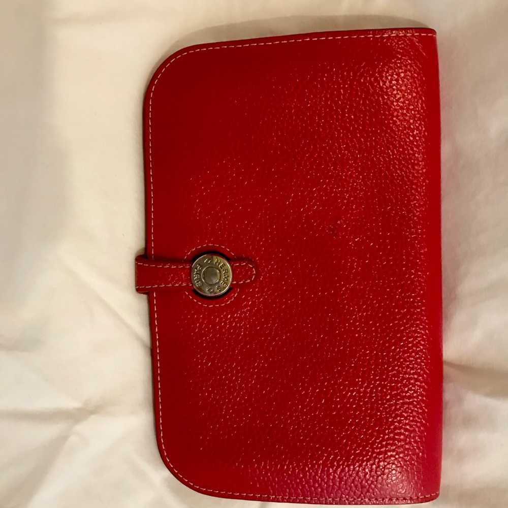 Hermès Red Dogon Wallet